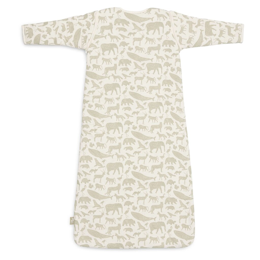 Jollein winter babyslaapzak 70 cm / 3-6 maanden lange mouw - animals olive green - Afbeelding 2