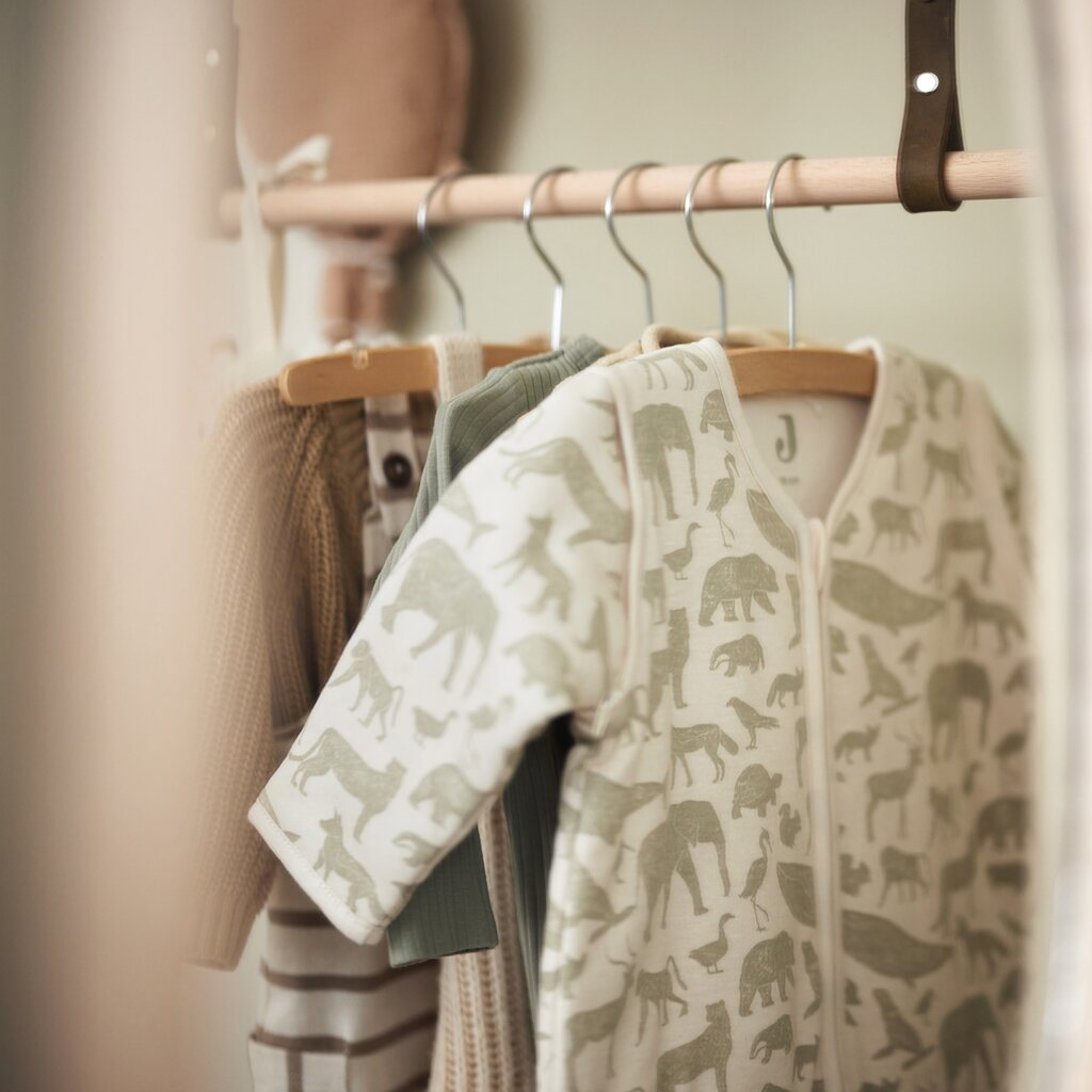 Jollein winter babyslaapzak 70 cm / 3-6 maanden lange mouw - animals olive green - Afbeelding 7