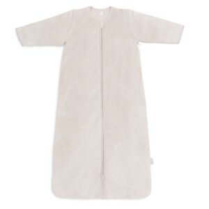 Jollein winter slaapzak velvet 90cm / 6-18 maanden lange mouw - nougat beige