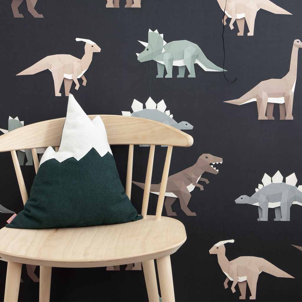 Studio Ditte behang - dino / donker grijs - Afbeelding 5