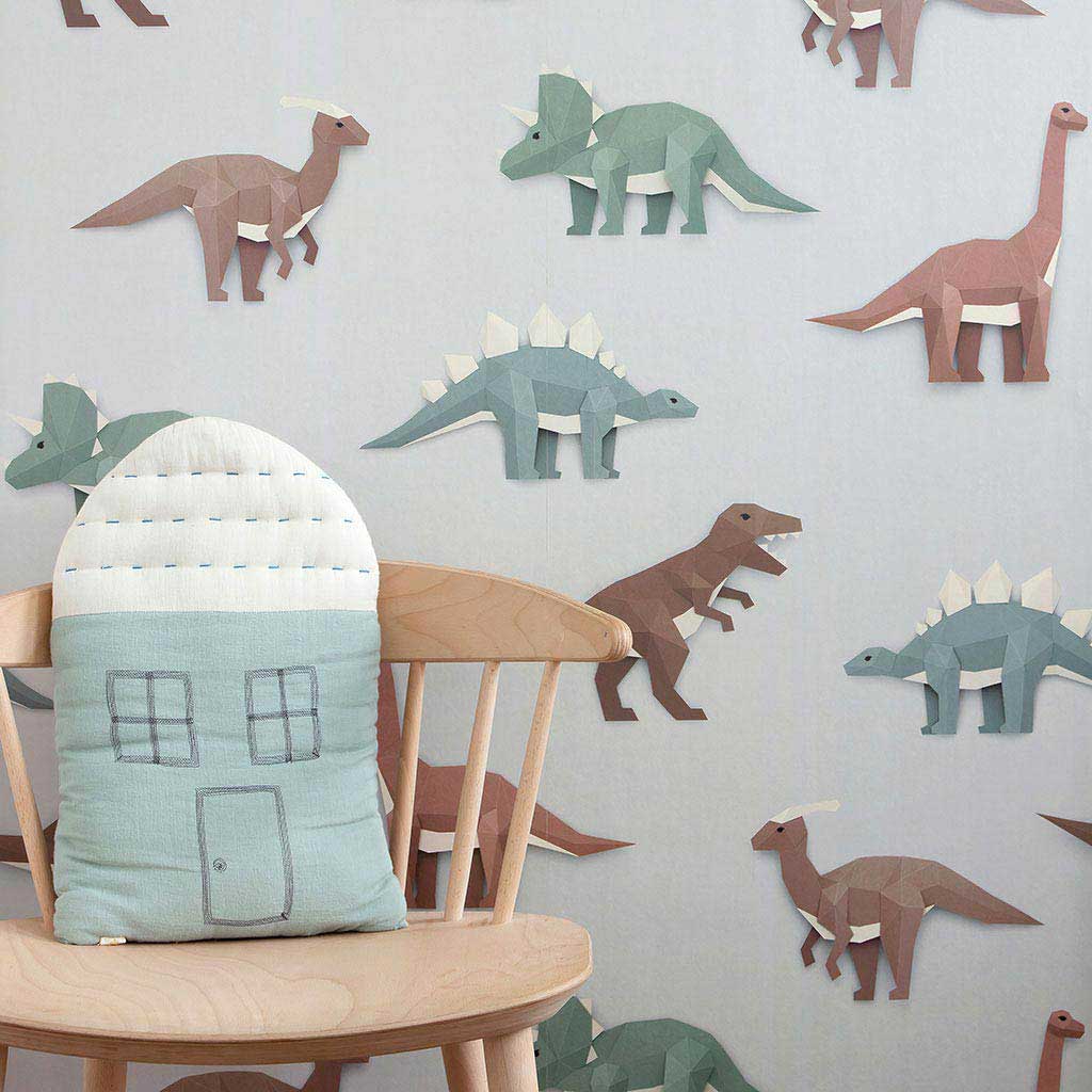 Studio Ditte behang - dino / licht grijs - Afbeelding 9