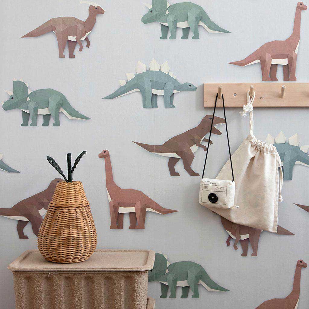 Studio Ditte behang - dino / licht grijs - Afbeelding 5