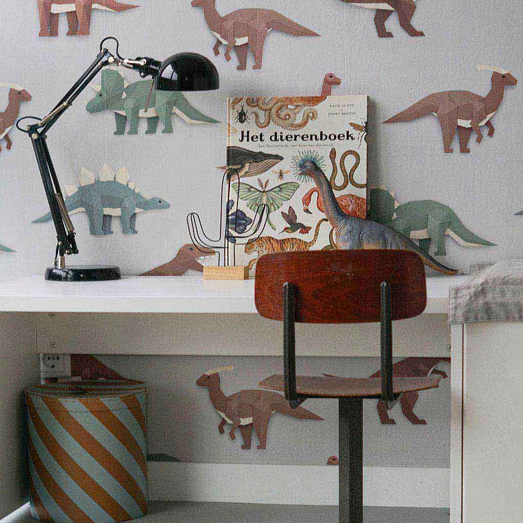 Studio Ditte behang - dino / licht grijs - Afbeelding 7