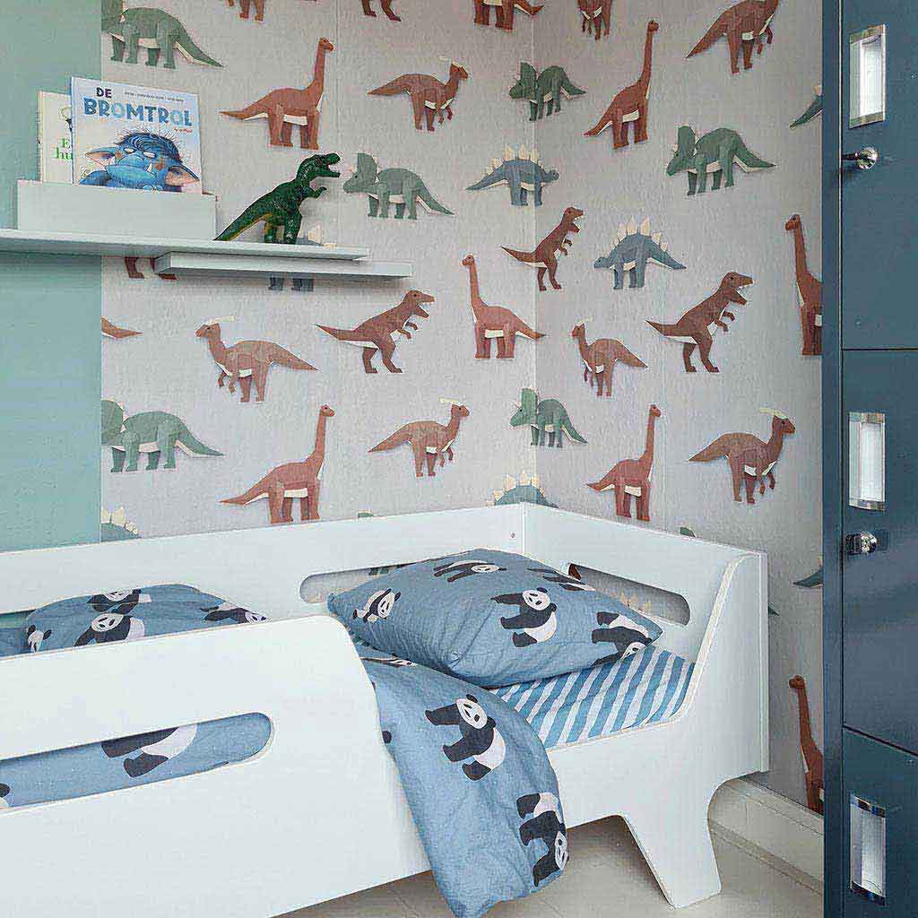 Studio Ditte behang - dino / licht grijs - Afbeelding 8