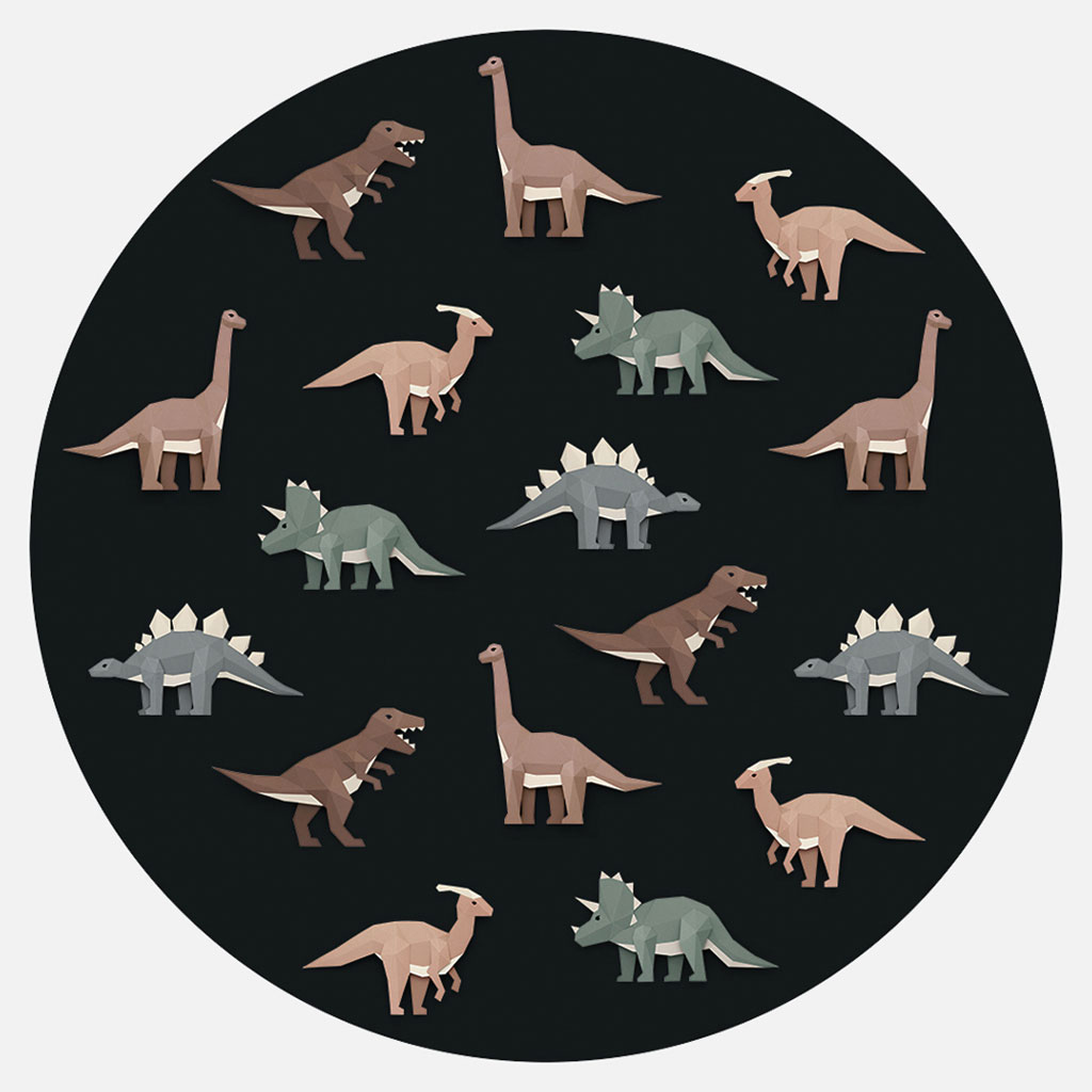 Studio Ditte behangcirkel dino - 142,5 cm
