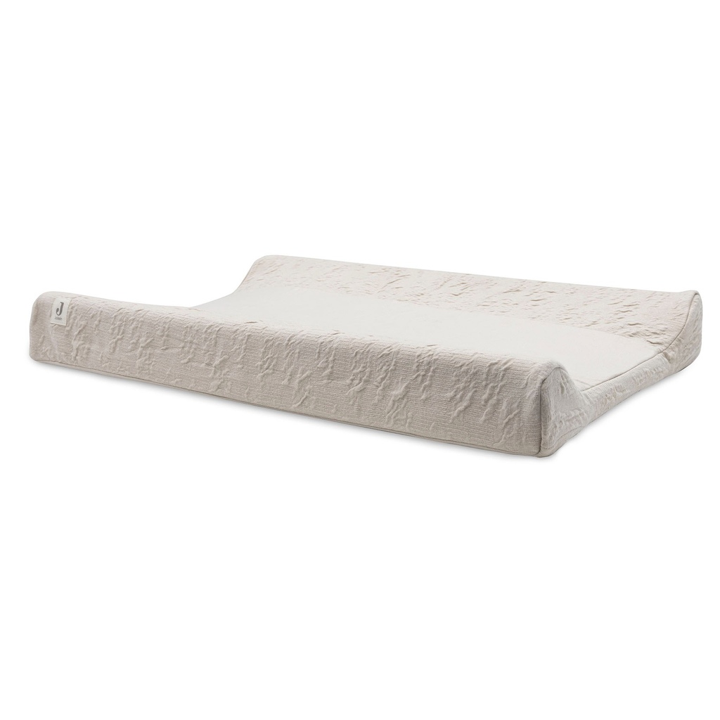 Jollein aankleedkussenhoes soft waves - 50x70 cm /nougat