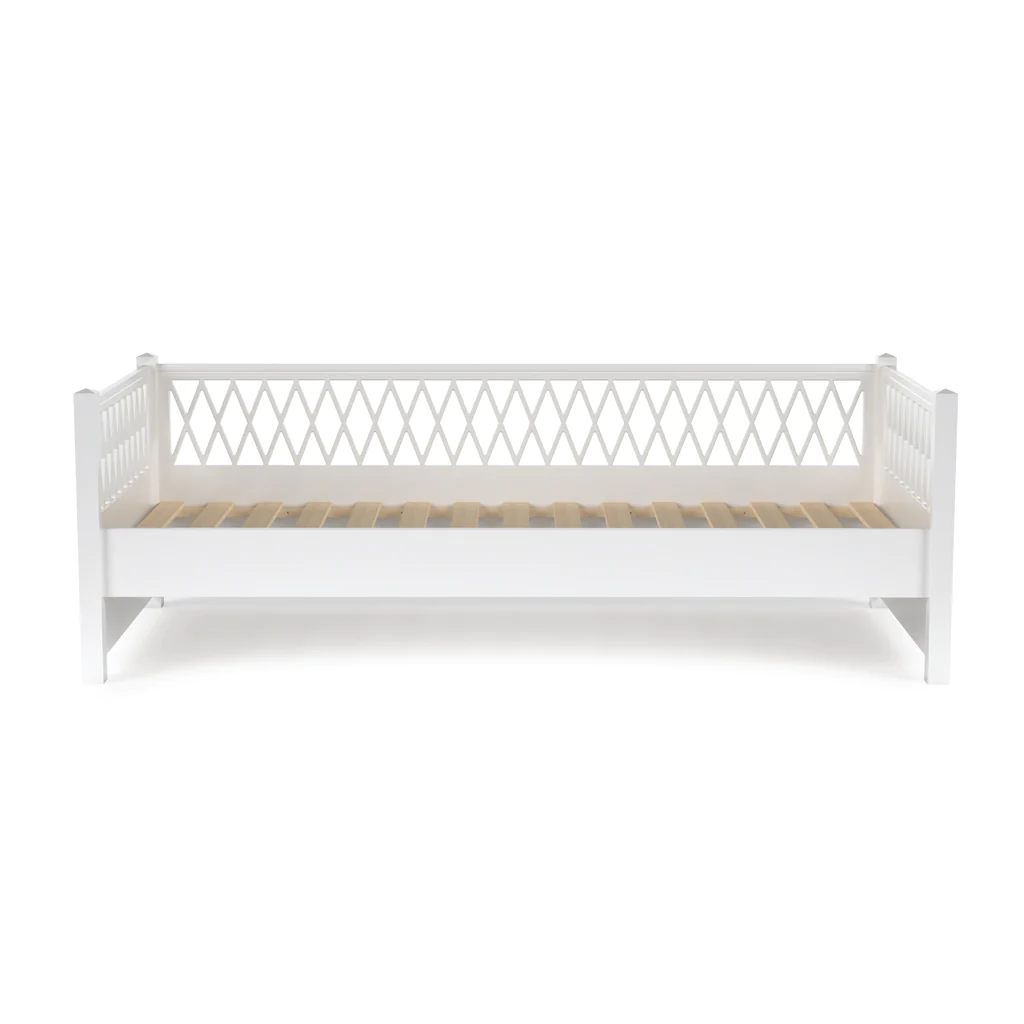 Cam Cam harlequin kinderbed 90x200 - wit