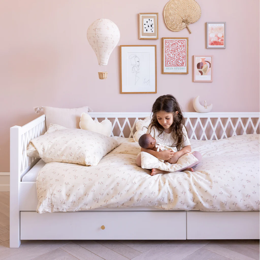 Cam Cam harlequin kinderbed 90x200 - wit - Afbeelding 3