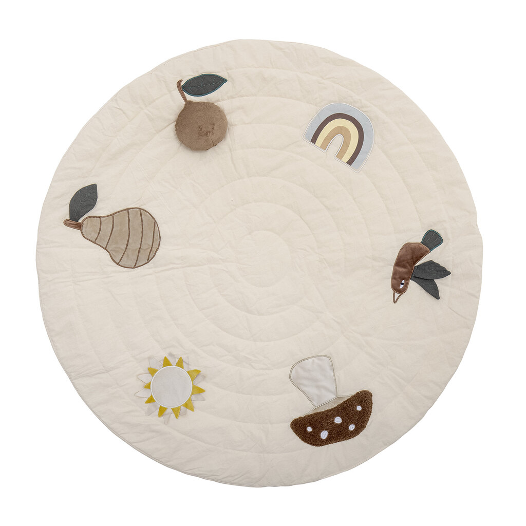 Bloomingville MINI speelkleed rond Ø 100 cm - beige