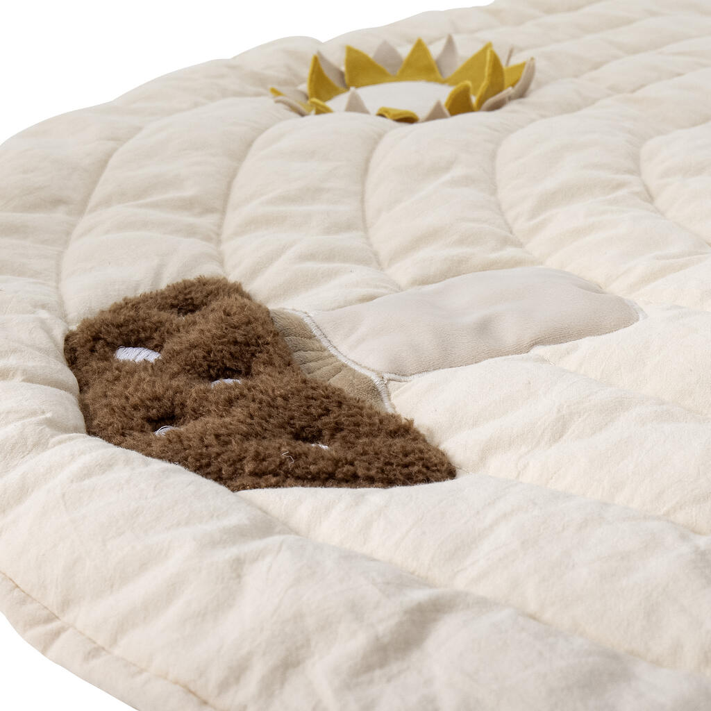 Bloomingville MINI speelkleed rond Ø 100 cm - beige - Afbeelding 2