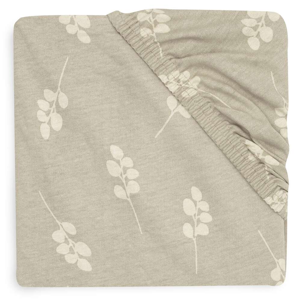 Jollein hoeslaken ledikant 60x120 - twig olive green