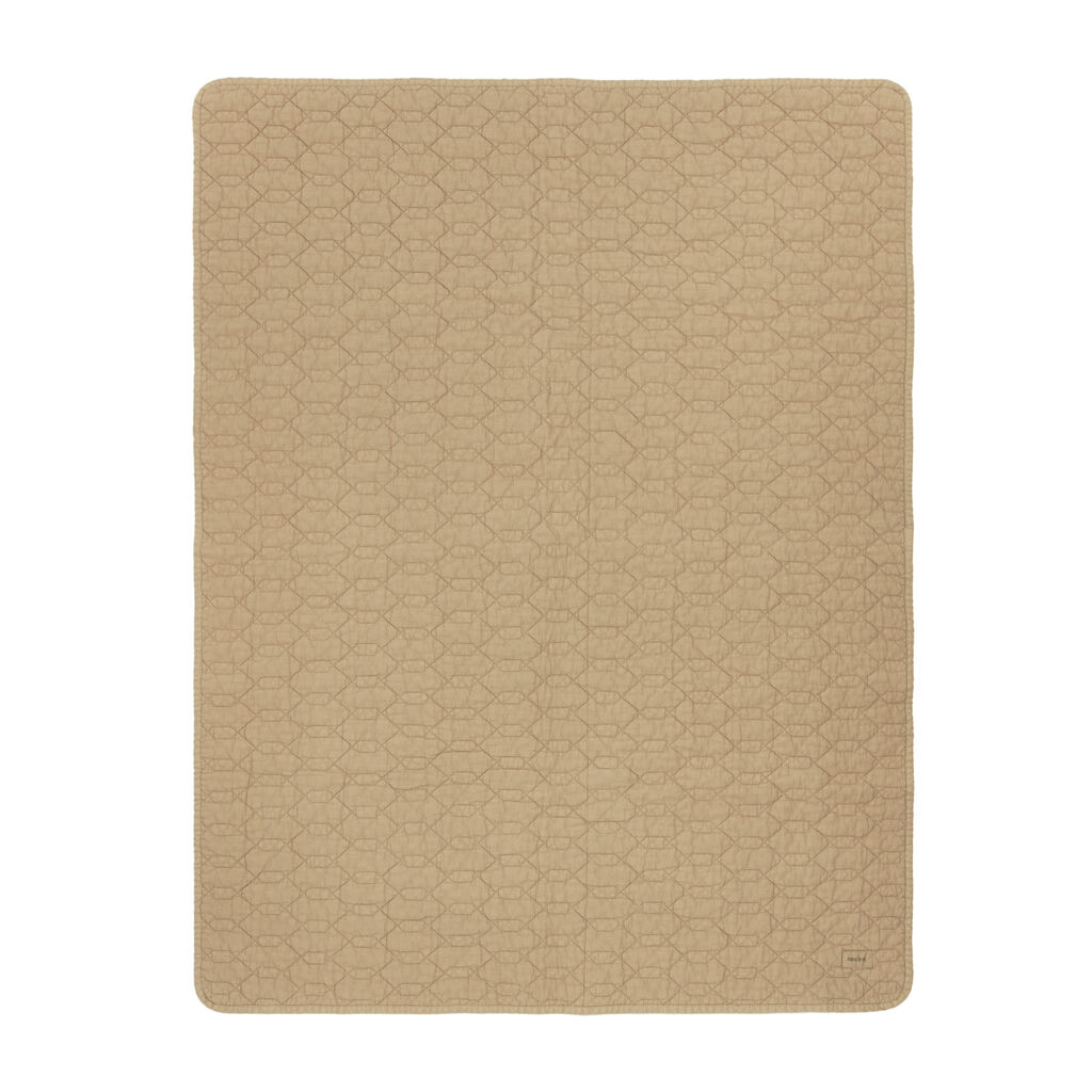 Nobodinoz quilt wabi sabi 100x135 - bruin - Afbeelding 2