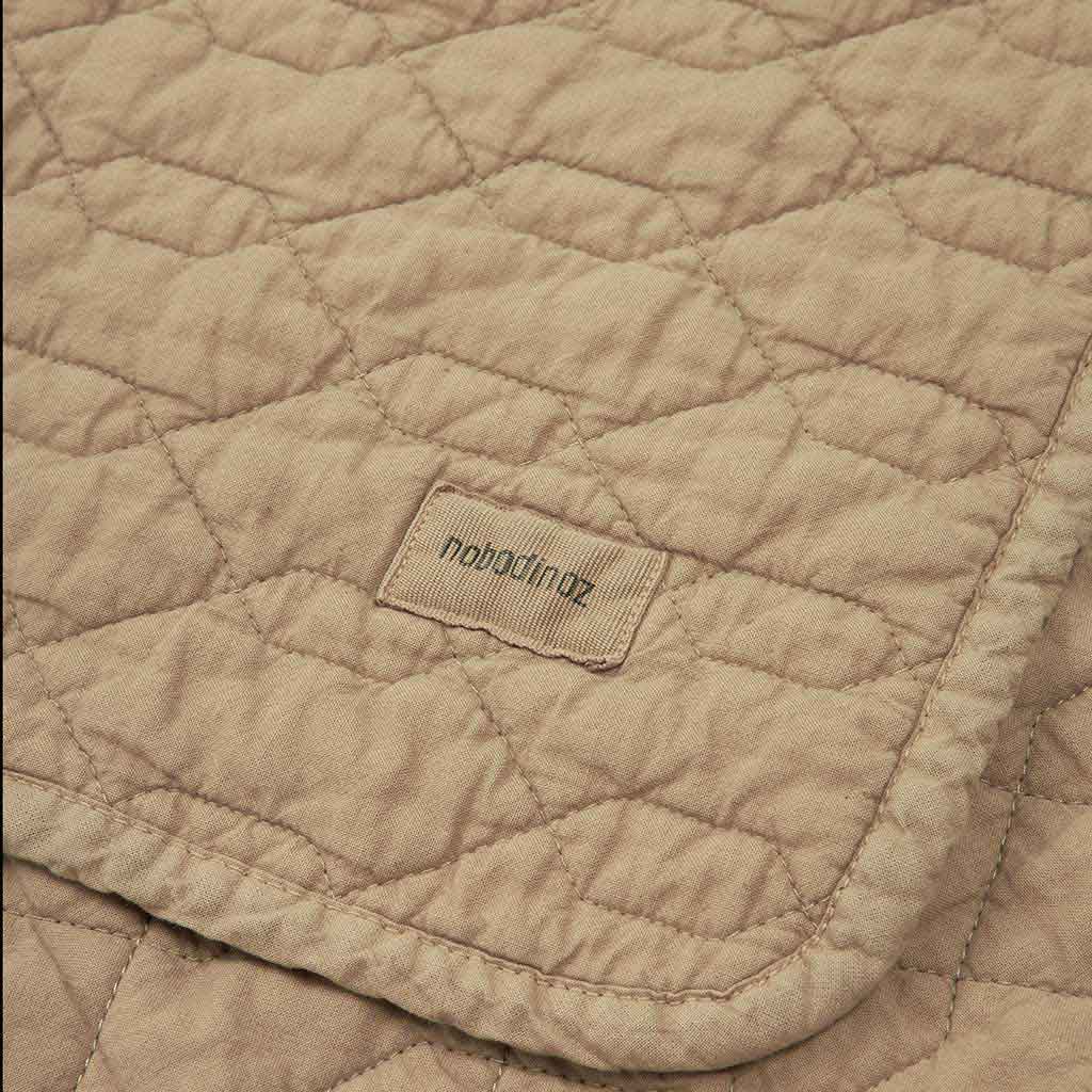Nobodinoz quilt wabi sabi 100x135 - bruin - Afbeelding 4
