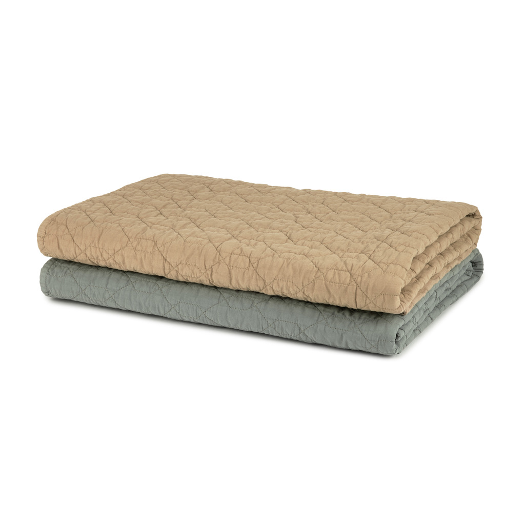 Nobodinoz quilt wabi sabi 100x135 - bruin - Afbeelding 5