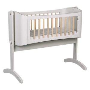 Troll Nursery schommelwieg hout Wave - 40x90 cm / wit