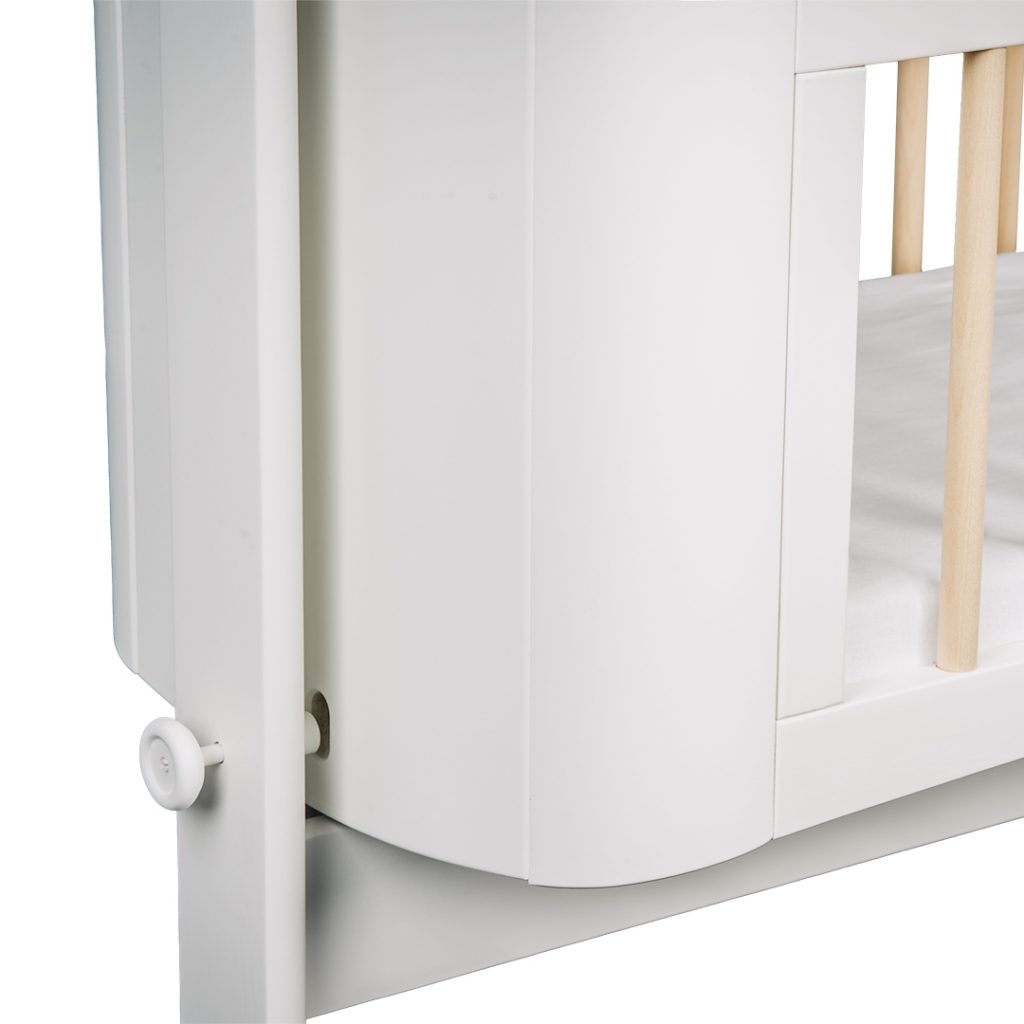 Troll Nursery schommelwieg hout Wave - 40x90 cm / wit - Afbeelding 4