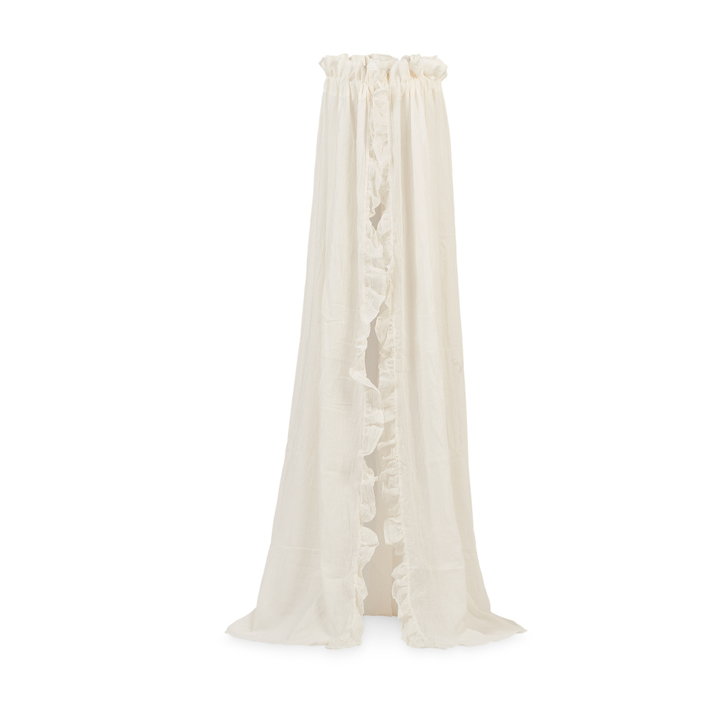 Jollein sluier wieg ruffle ivory - beige