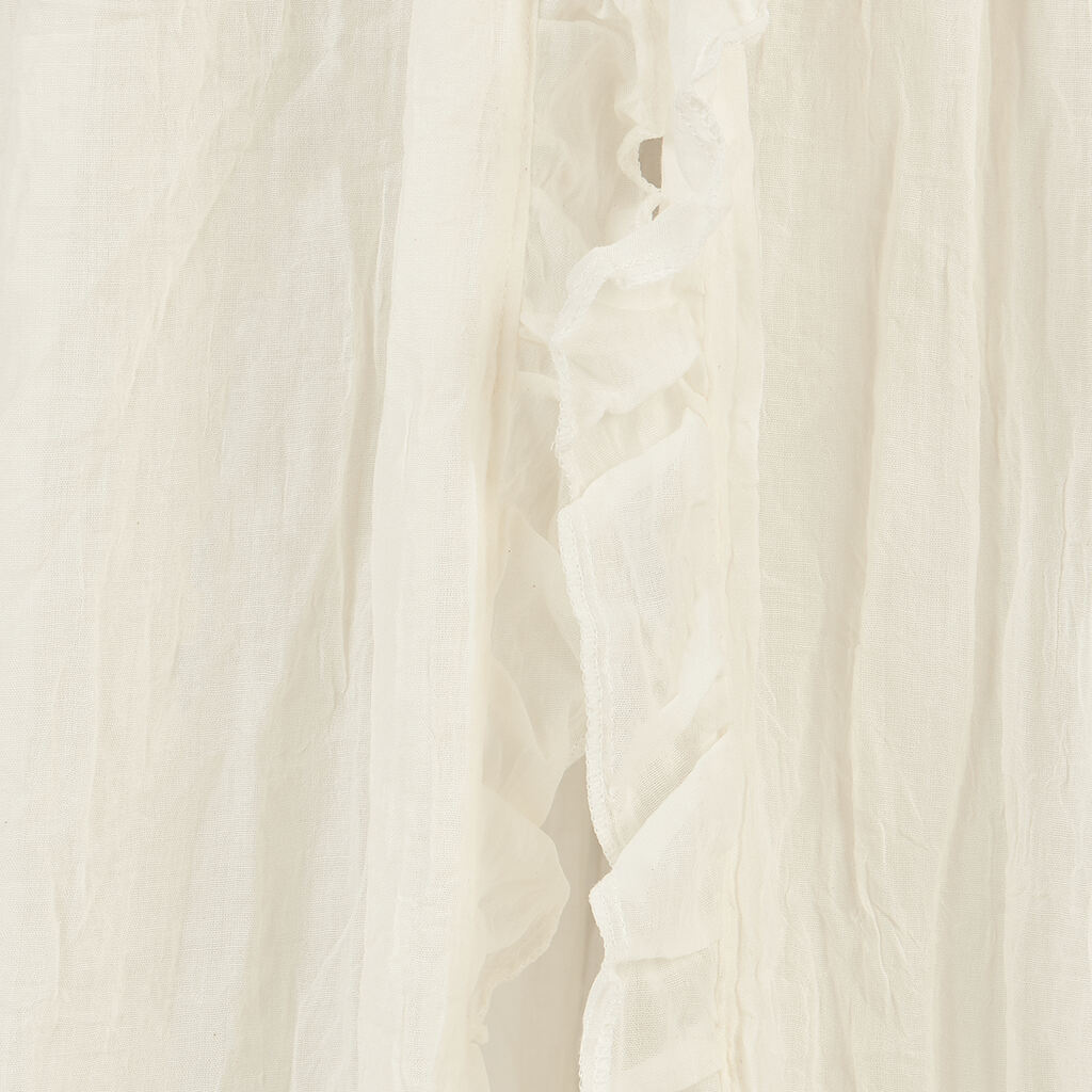 Jollein sluier wieg ruffle ivory - beige - Afbeelding 2