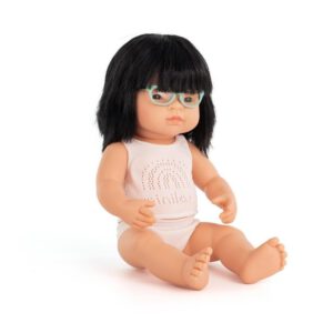Miniland babypop Aziatisch meisje - 38cm