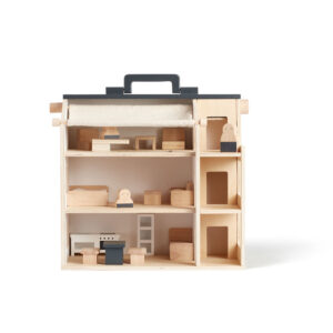 Kid's Concept houten poppenhuis met meubels
