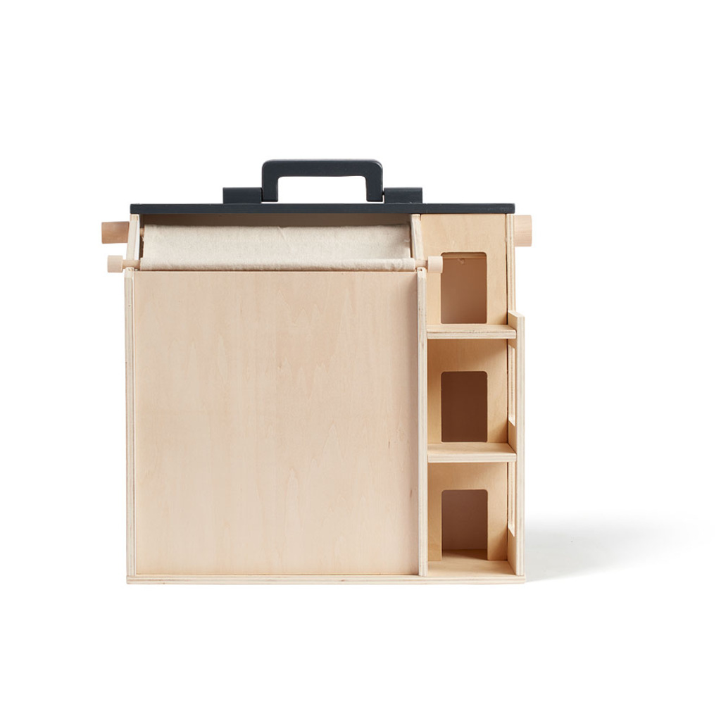 Kid's Concept houten poppenhuis met meubels - Afbeelding 3