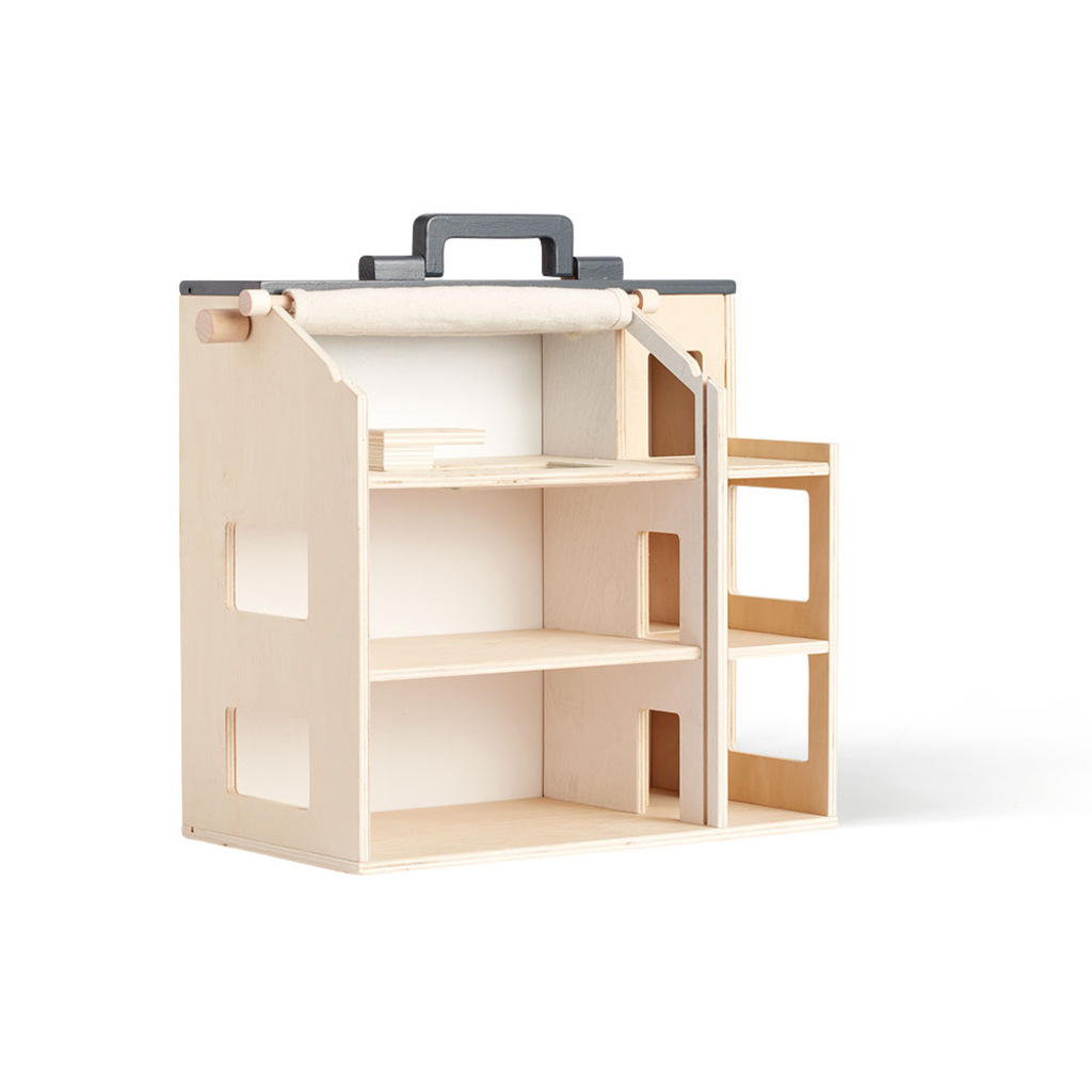 Kid's Concept houten poppenhuis met meubels - Afbeelding 4