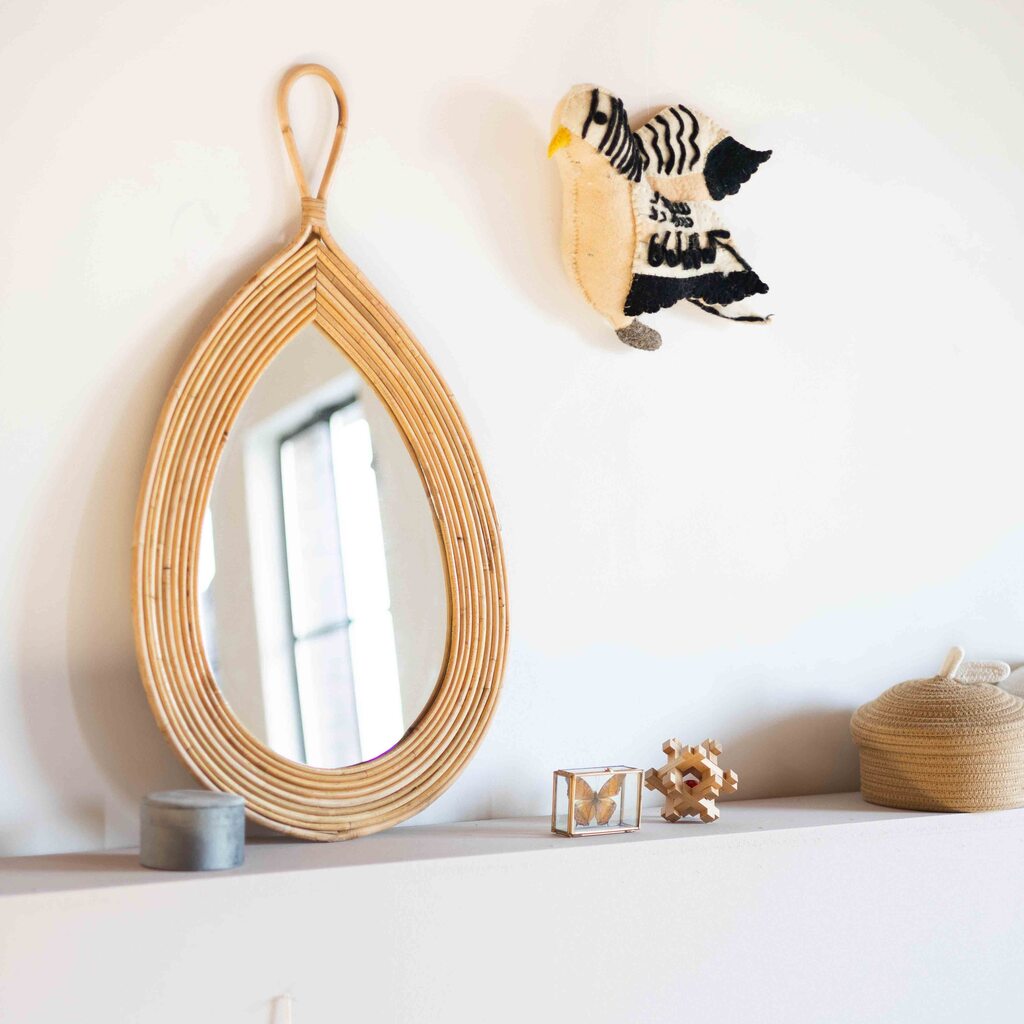 Kidsdepot bamboe spiegel Mica - naturel - Afbeelding 3