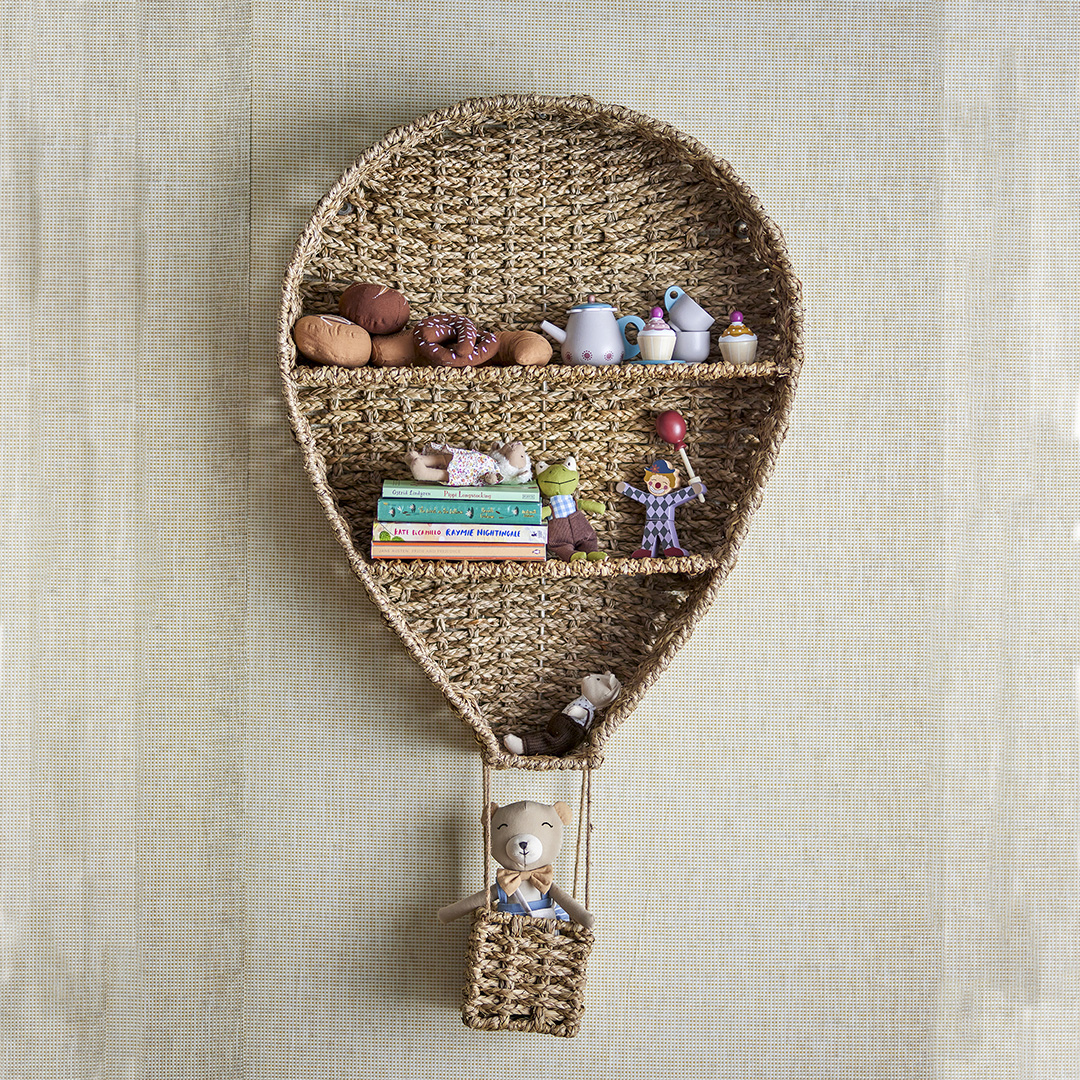 Bloomingville Mini zeegras wandrek luchtballon - Afbeelding 3