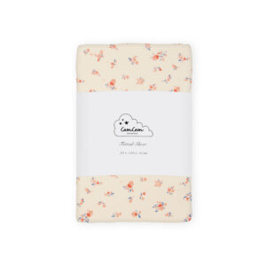 Cam Cam hoeslaken met print 70x140 - berries