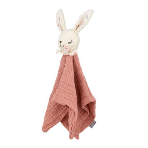 Cam Cam knuffeldoek konijn - sorbet / roze