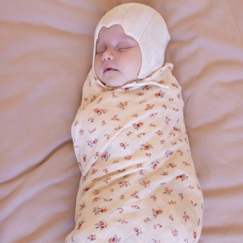 Cam Cam hydrofiele doek XL met print 120x120 - berries - Afbeelding 2
