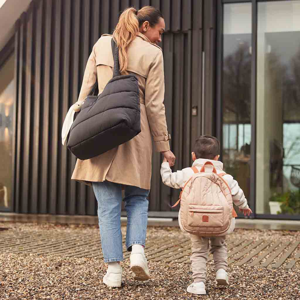 Jollein kinderrugzak gewatteerd 2-5 jaar- biscuit bruin - Afbeelding 7