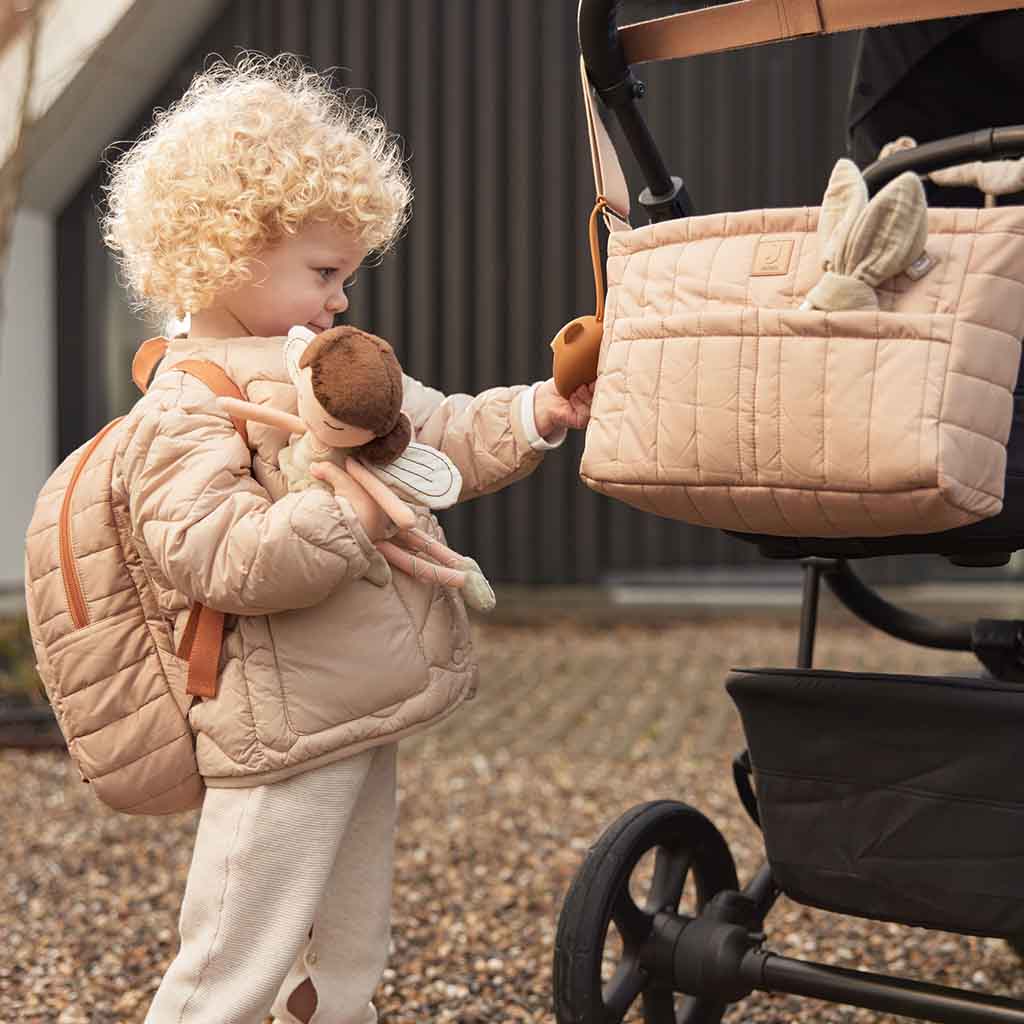 Jollein kinderrugzak gewatteerd 2-5 jaar- biscuit bruin - Afbeelding 8