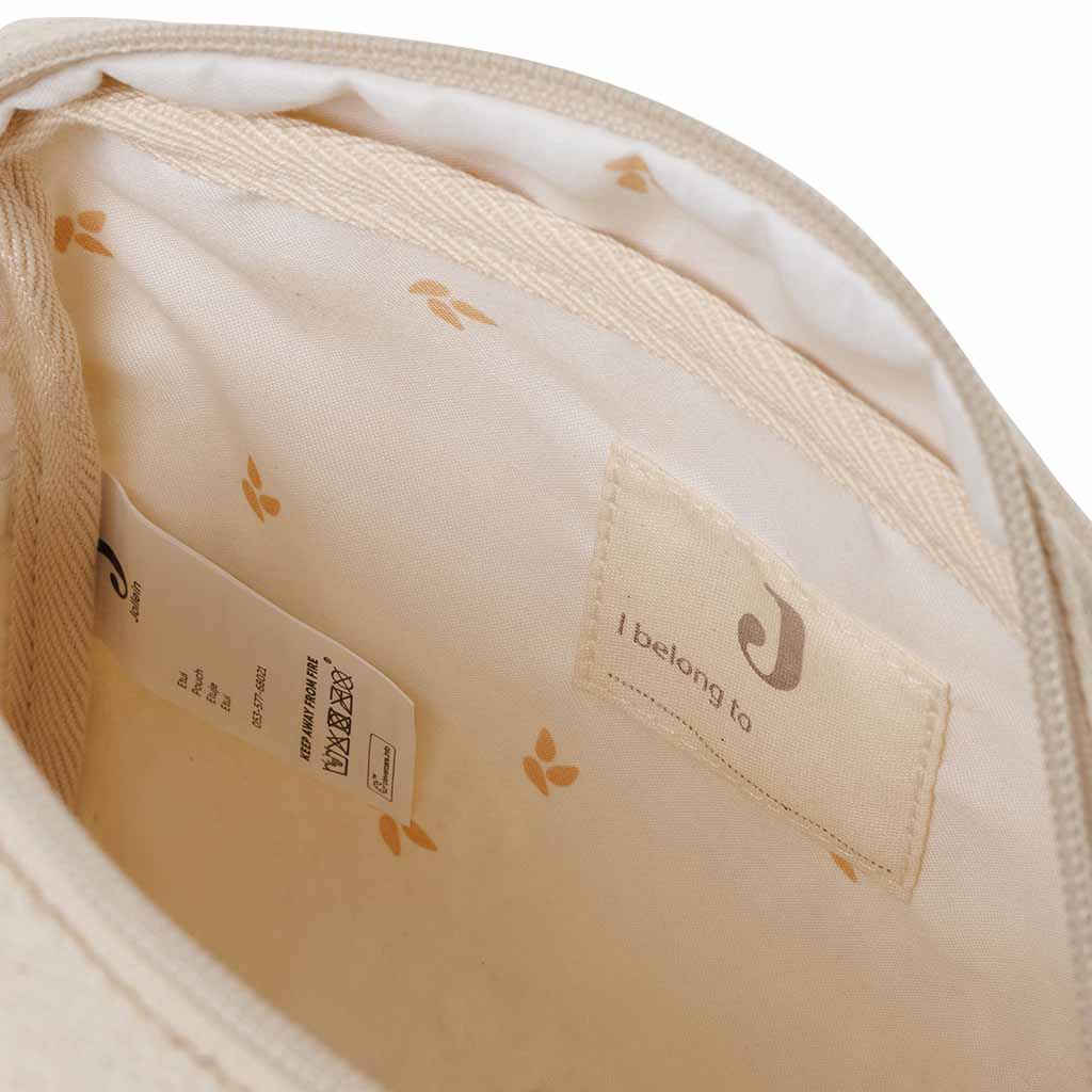 Jollein make up tasje twill - naturel beige - Afbeelding 3