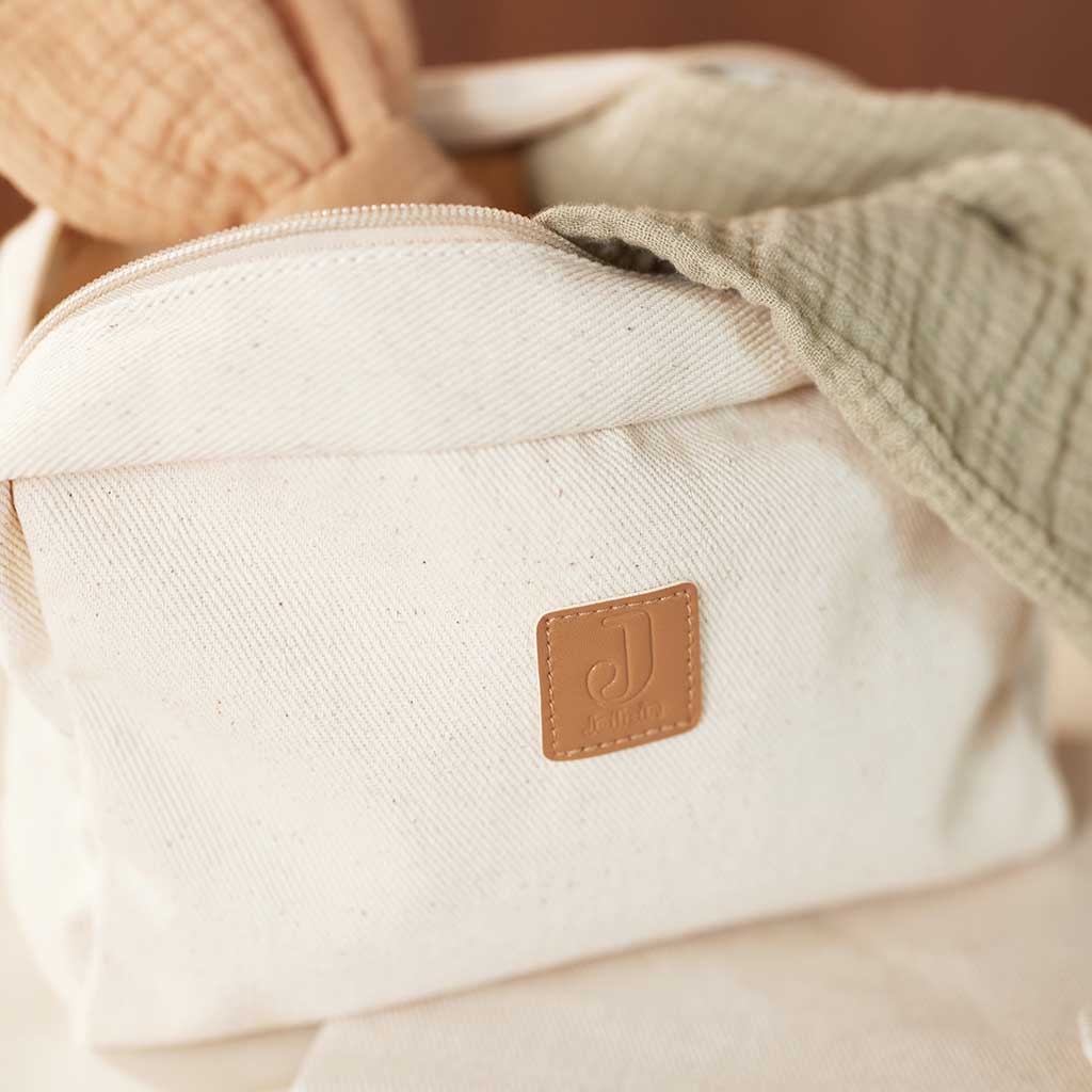 Jollein make up tasje twill - naturel beige - Afbeelding 5