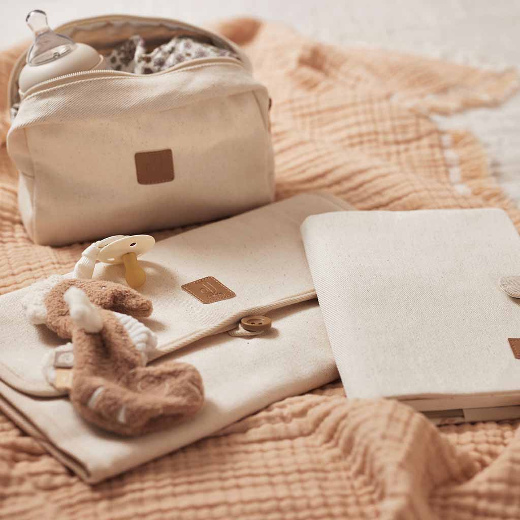 Jollein make up tasje twill - naturel beige - Afbeelding 6