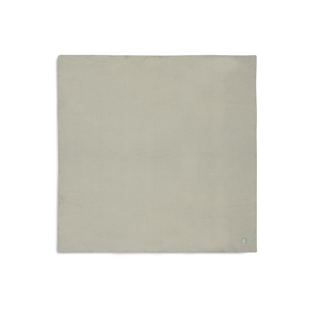 Jollein hydrofiele doeken XL set van twee 115x115 - olive green/ivory - Afbeelding 3