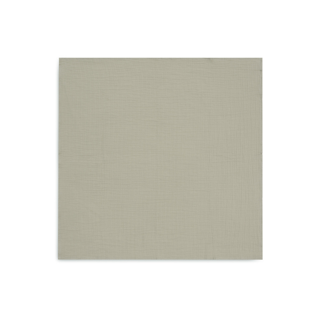 Jollein hydrofiele doeken set van vier 70x70 - olive green/ivory - Afbeelding 3
