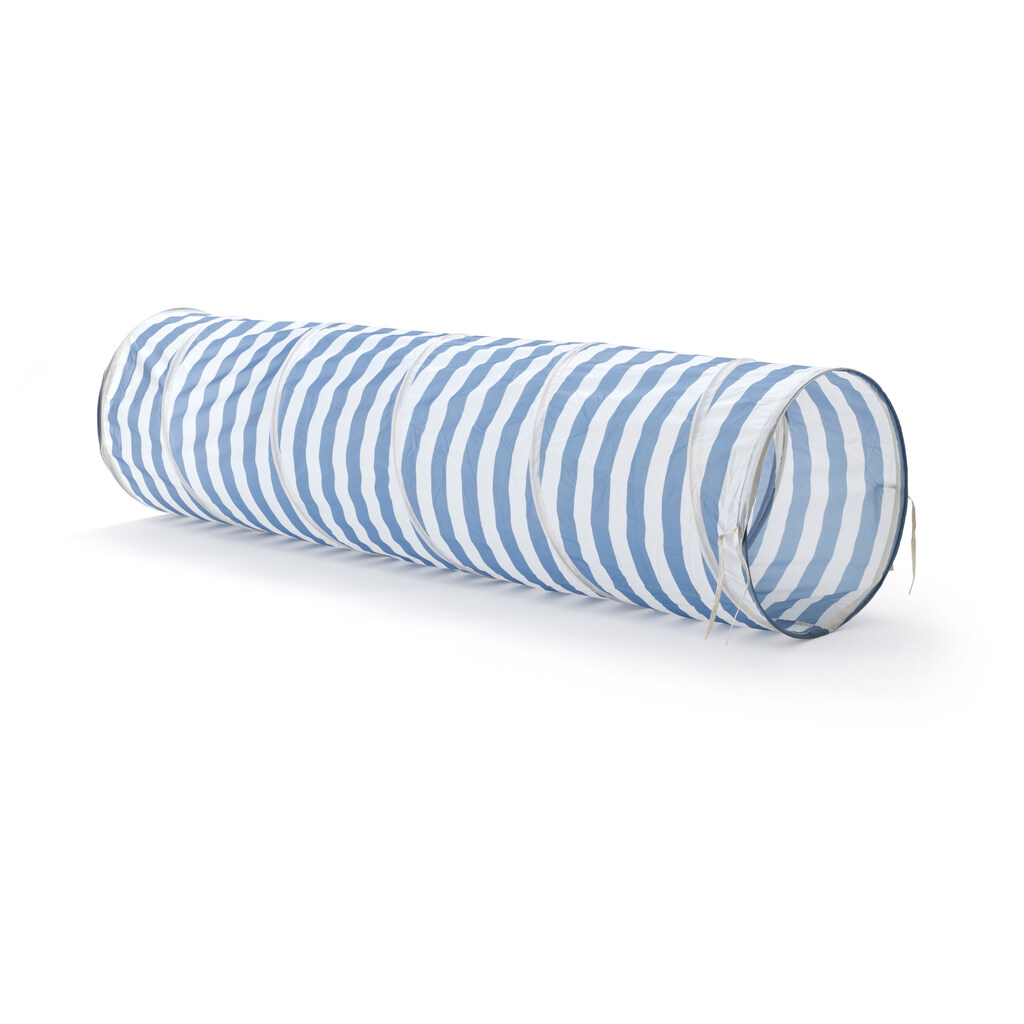 Speeltunnel streep blauw