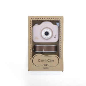 Mrs Ertha kindercamera - blush zebra string