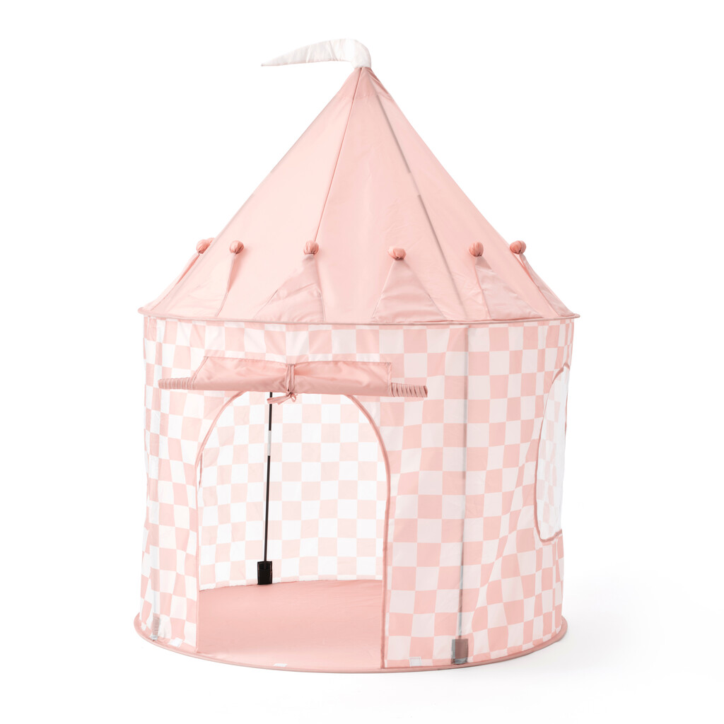 Speeltent ruit roze