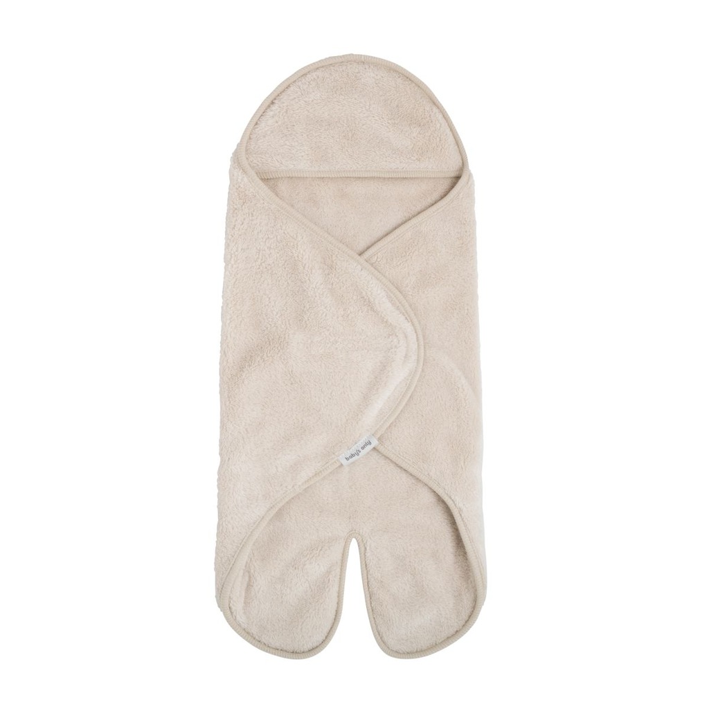 Baby's only wikkeldeken met voetjes Cozy - warm linen beige - Afbeelding 2