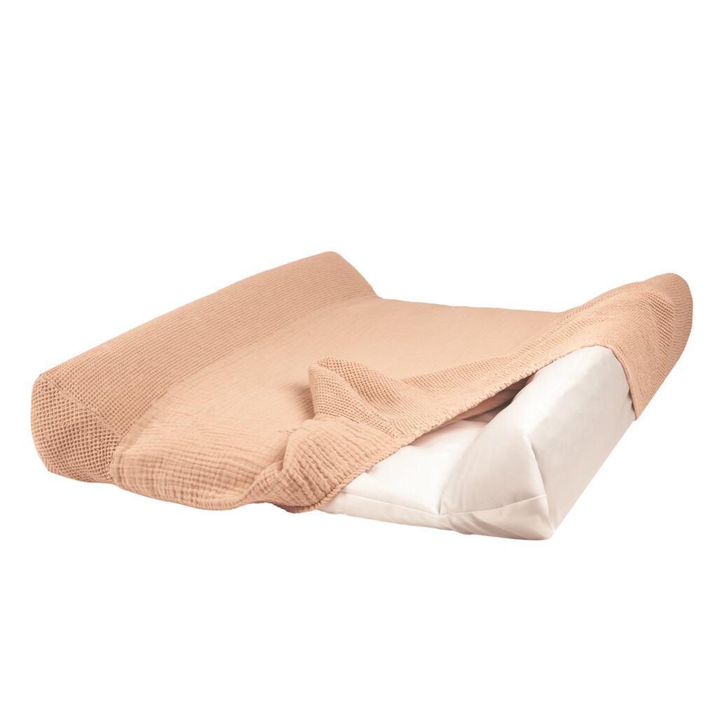 Nobodinoz aankleedkussenhoes zen wabi sabi 50x70 - powder pink roze - Afbeelding 2