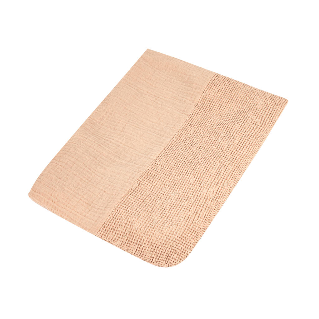 Nobodinoz aankleedkussenhoes zen wabi sabi 50x70 - powder pink roze - Afbeelding 3