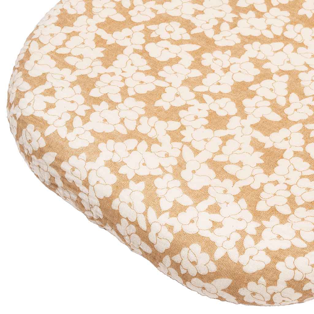 Nobodinoz hoeslaken wieg 40x80 - golden brown sakura - Afbeelding 2