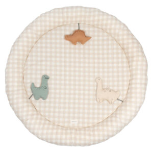 Nobodinoz speelkleed rond dino - beige