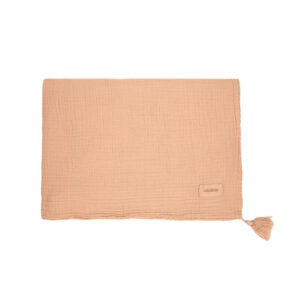 Nobodinoz wiegdeken hydrofiel wabi sabi 65x100 - powder pink