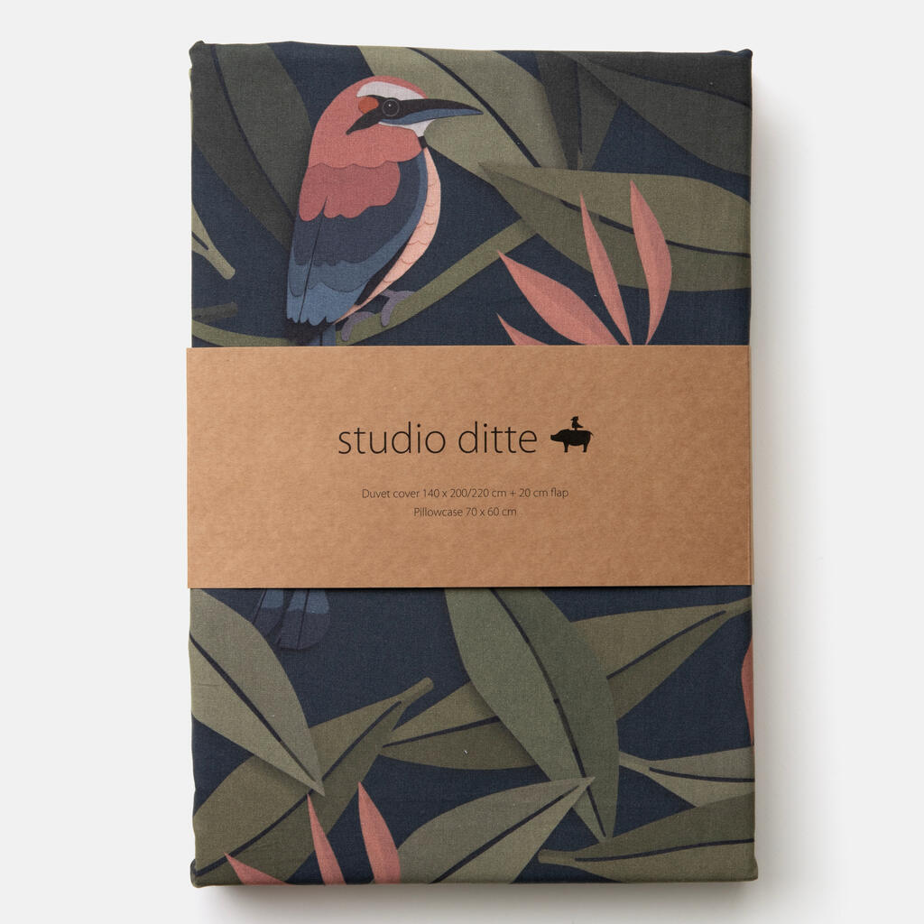 Studio Ditte kinderdekbedovertrek vogels 140x200/70x60 - Afbeelding 2