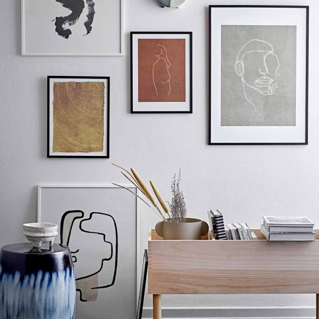 Bloomingville boekenbak Douve - naturel hout - Afbeelding 7