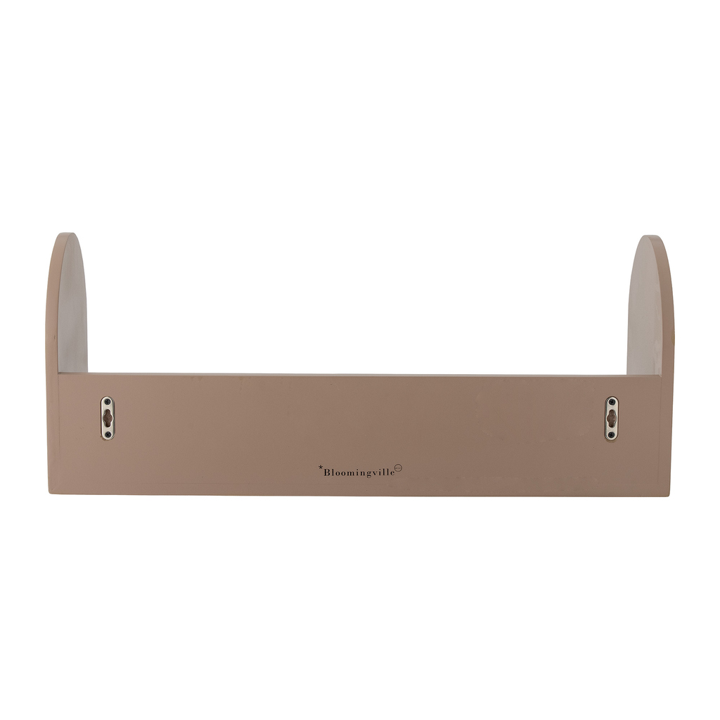 Bloomingville houten wandplank mikke - bruin - Afbeelding 4